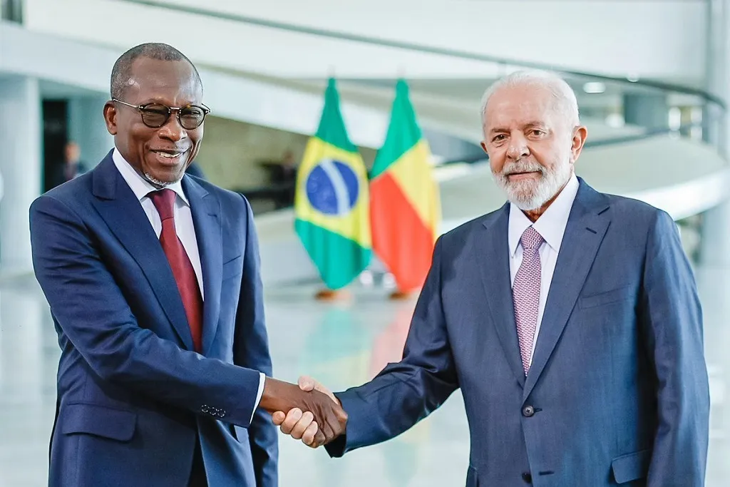 Presidente Lula i Presidente Patrice Talon, Brasília